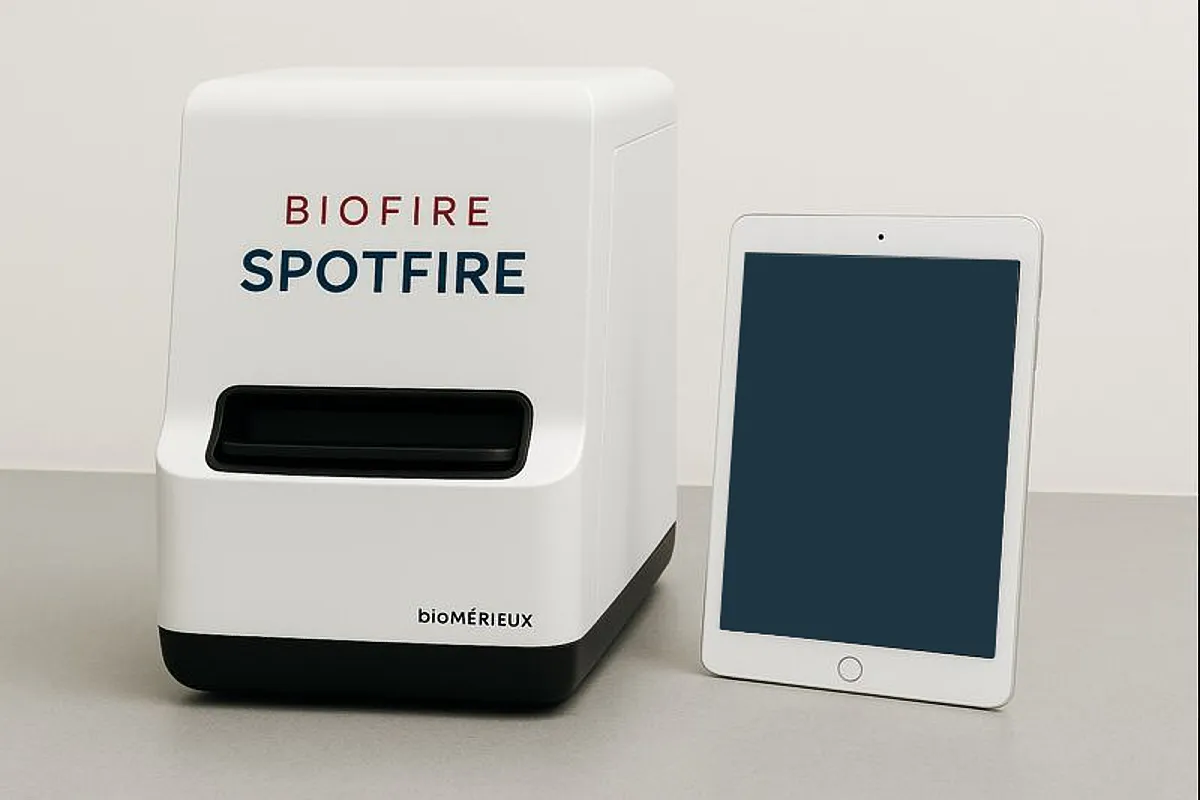 BIOFIRE SPOTFIRE PCR Diagnostiksystem mit Tablet zur Atemwegsinfektionsdiagnostik im RKM 740 HNO Düsseldorf